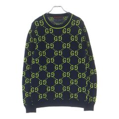 新品未使用】GUCCI GG総柄 ウールセーター 692900 ブラック - メルカリ