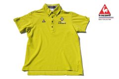 [Limited Sale] LE COQ SPORTIF Golf Used Button-Down Short-Sleeve Polo Shirt Men's Golf Wear M Yellow Lime