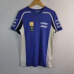 YAMAHA ヤマハ Tシャツ 企業ロゴ モータースポーツ ブルー M メンズ 古着 スポーツMIX ユーティリティのサムネイル