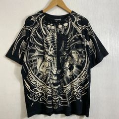 未使用品 サンタクルーズ コーリーオブライエン 総柄Tシャツ 黒L
