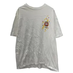 90s USA製 Hanes 半袖 プリントTシャツ XL ホワイト ヘインズ プルオーバー ビッグプリント バックプリント 90年代 夏物 a805-5951のサムネイル