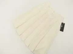 85%OFF 定価\12,800 新品タグ付 カールパークレーン KarL ParK Lane ひざ丈タックフレアスカート 5号 アイボリー メール便可のサムネイル