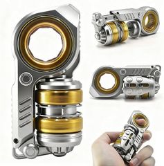 音叉内蔵 フィジェットトイ グレネード型EDC スライダーガンfidgettoy