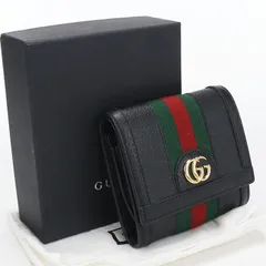 GUCCI グッチ コンパクトウォレット オフィディア 719887 二つ折り財布 レザー【中古】 レディース