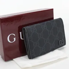 GUCCI グッチ GGカードケース GGスプリーム 856559 FACQC 1048 名刺入れ PVC【中古】 メンズのサムネイル