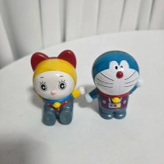 共和銀行 ドラえもん ドラミちゃん ソフビ貯金箱 人形昭和レトロ 昭和