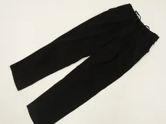 袋入り未使用品 オットーコレクション Otto Collection   ツータックテーパードパンツ 7 ブラックのサムネイル