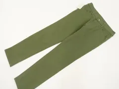 新品タグ付 ニッセン n, ノータックストレートパンツ グリーンカーキのサムネイル