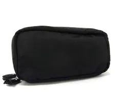 ■美品■ ANYA HINDMARCH アニヤハインドマーチ ナイロン×レザー タッセル メイクポーチ 化粧ポーチ マルチケース ブラック系 DG5860のサムネイル