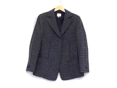 ■美品■ ARMANI COLLEZIONI アルマーニ コレッツィオーニ ウール ジャケット アウター 上着 サイズ 10 洋服 グレー系 DM9709のサムネイル