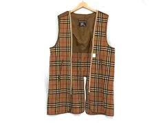 Burberrys バーバリーズ ノバチェック ウール100％ ライナーのみ ベスト 表記サイズ L アウター 上着 洋服 ベージュ系 DM9809