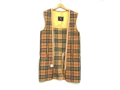 ■美品■ Burberrys バーバリーズ ノバチェック ウール100％ ライナーのみ ベスト アウター 上着 洋服 ベージュ系 DM9810