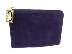 ■美品■ MARC JACOBS マークジェイコブス スエード セカンドバッグ マルチポーチ  マルチケース レディース パープル系 DN0342のサムネイル