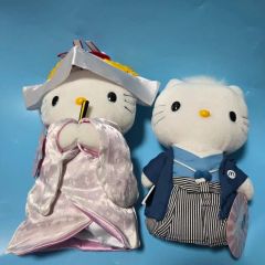 ハローキティ ダニエル ウェディング ぬいぐるみ 和装 色打掛 紋付袴