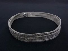 スワロフスキー SWAROVSKI ラップブレス クリスタル グレー 749 - メルカリ