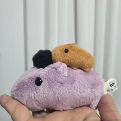 ヴィンテージアニメSan-Xカピバラさんパープル赤ちゃんぬいぐるみキャラクターグッズ