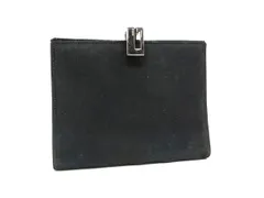 GUCCI グッチ ナイロンキャンバス×レザー 6穴式 システム手帳カバー ステーショナリー 文房具 ブラック系 DN0862