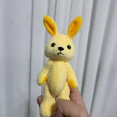 ヴィンテージ トイ キャラクター グッズ ぬいぐるみ くまメイト うさメイト キーホルダー ストラップ 黄