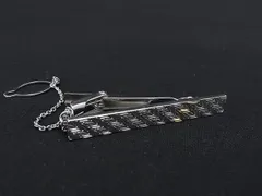 LONGINES ロンジン ネクタイピン タイクリップ アクセサリー ビジネス 紳士 メンズ シルバー系×ゴールド系 DN1873のサムネイル