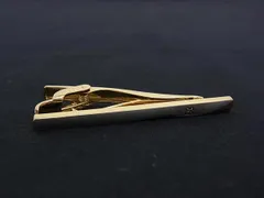 ■美品■ GIVENCHY ジバンシィ ネクタイピン タイクリップ アクセサリー ビジネス 紳士 メンズ ゴールド系×シルバー系 DN1945のサムネイル