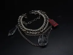 ■美品■ ANTEPRIMA アンテプリマ ビジュー バッグチャーム キーホルダー シルバー系 DN1012のサムネイル