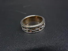 ■美品■ Calvin Klein カルバンクライン リング 指輪 アクセサリー 約11号 レディース シルバー系×ゴールド系 DN1025のサムネイル