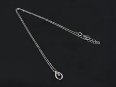 ■美品■ 4℃ ヨンドシー SV925 ラインストーン ネックレス ペンダント アクセサリー レディース シルバー系 DN2136のサムネイル