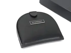 ■美品■ BURBERRY バーバリー レザー コインケース コインパース 小銭入れ レディース メンズ ブラック系 DN2689