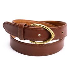 COACH コーチ ブラウン ベルト 本革 ゴールド 金 ダブル ブランド
