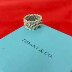 Tiffany ティファニー 15号 サマセット メッシュ リング SV925 - メルカリ