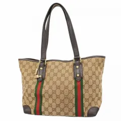 グッチ(Gucci) グッチ トートバッグ GGキャンバス シェリーライン 137396 キャンバス ベージュ レディース