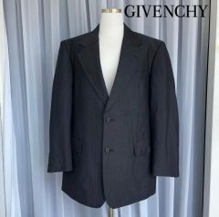 ジバンシー テーラードジャケット 46GIVENCHY 黒 サードカルチャー 