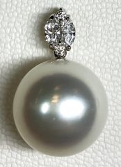 刻印【750】【 D0.18】【6.76g】ネックレストップ✨ガハハ本舗宝石市 