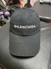 専用！BALENCIAGA バレンシアガ ツバロゴキャップ つば刺繍 ブラック