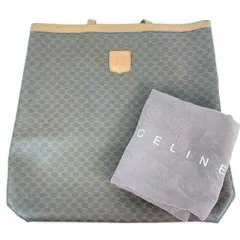 CELINE セリーヌ トートバッグ マカダム柄 M 16 1 イタリア製 ブラウン 