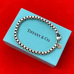 【美品】ティファニー ベネチアン ブレス シルバー 925 Tiffany 極 美品 TIFFANY&Co. ティファニー ベネチアン ブレスレット シルバー