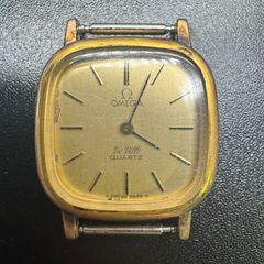 OMEGA De Ville QUARTZ 本体 ゴールド文字盤 - メルカリ