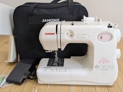 JANOME ジャノメ】コンパクト電子ミシ ES-7 フットコントローラー付き
