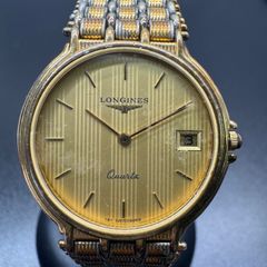 腕時計メンズ動作品LONGINESロンジン稼働クォーツ不安定フラッグシップ 