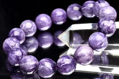 【１点物】高品質◇絹糸のような上品マーブル チャロアイト　11.5mm　ブレスレット パワーストーン 天然石 _E180