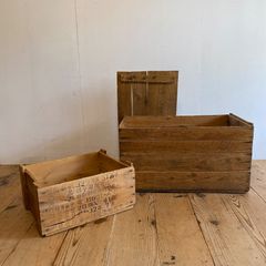 2点セット アンティーク 木箱 ボックス 古道具 Y933 - メルカリ