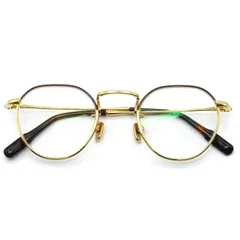 OG×OLIVER GOLDSMITH オージーバイオリバーゴールドスミス メガネフレーム Editor 015-2 イエローゴールド/デミブラウン 61005534のサムネイル