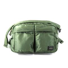 A532【美品】ポーター／タンカー スリングバッグ ショルダー セージ