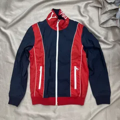 TOMMY  トミー　ナイロンジャケット　Mサイズ　レッド　赤　ネイビー　紺　フルジップアップ　長袖