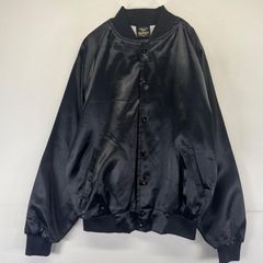 90sUSA製】SOFFE ナイロンスタジャン オールブラック 無地 L - メルカリ