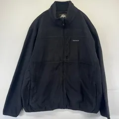 古着 ティンバーランド Timberland フリース ジャケット フルジップ ワンポイントロゴ 大きいサイズ 2XL  ブラック系 メンズのサムネイル