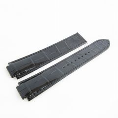 正規 カルティエ 純正 時計ベルト アリゲーター ブラック - メルカリ