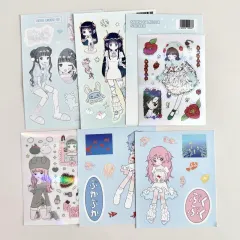 リコマル シールステッカー まとめ 人物ステッカー 文具 ダイアリーデコ グッズ