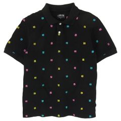 希少デザイン 00s old stussy ポロシャツ ssリンク ブラック - メルカリ