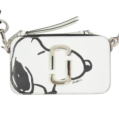 MARC JACOBS マークジェイコブス M0016815-164 × PEANUTS SNAPSHOT ピーナッツ スナップショット カメラバッグ スヌーピー ショルダーバッグ ホワイト系【中古】